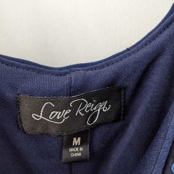 Love Reign Sparkly Sequence Mini Blue Dress - Picture 3 of 5